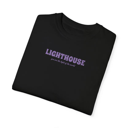 lighthouse tee (purple)