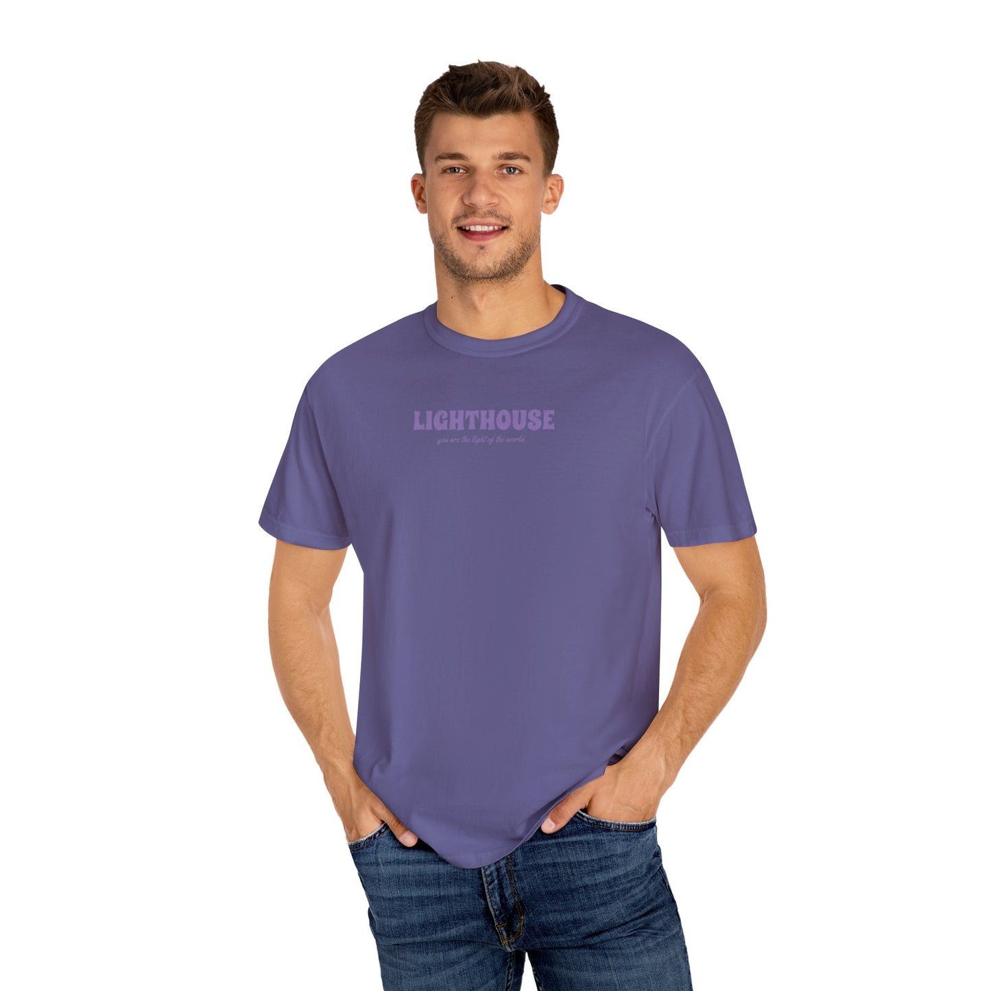 lighthouse tee (purple)