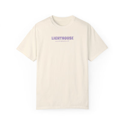 lighthouse tee (purple)