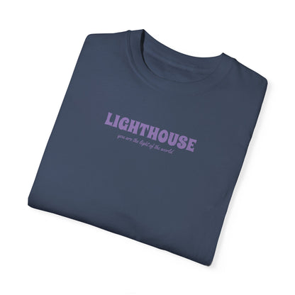 lighthouse tee (purple)