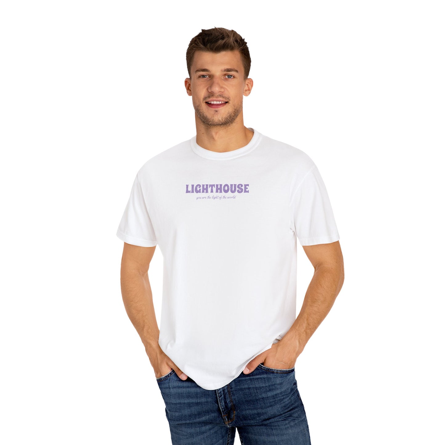 lighthouse tee (purple)