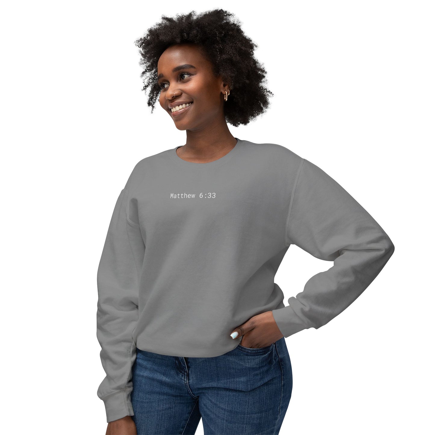 seek first crewneck - unisex