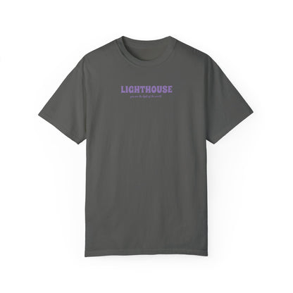 lighthouse tee (purple)