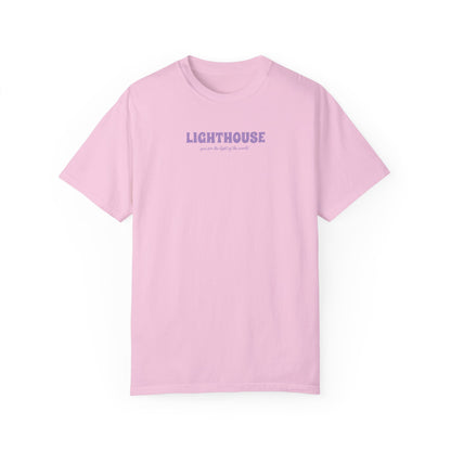 lighthouse tee (purple)