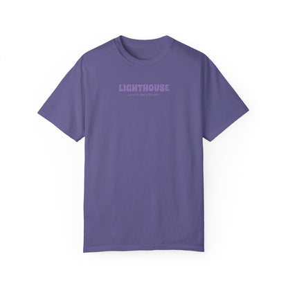 lighthouse tee (purple)